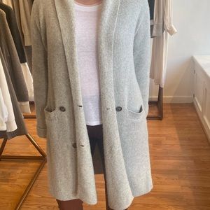 J Crew Wool Blend Sweater Jacket